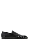 Jil Sander Nikki Loafers With Cut-out Design And Round Toe In Black