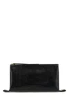 Jil Sander Logo Embossed Zipped Clutch Bag