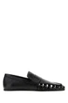 Jil Sander Nikki Loafers With Cut-out Design And Round Toe In Black