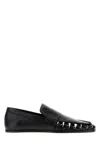 Jil Sander Nikki Loafers With Cut-out Design And Round Toe In Black