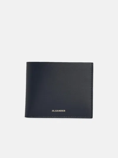 Jil Sander Black Leather Pocket Wallet