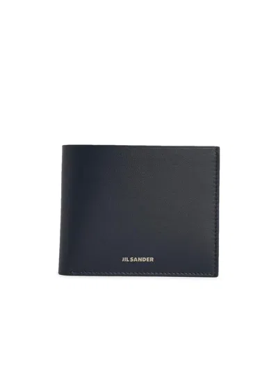 Jil Sander Black Leather Pocket Wallet