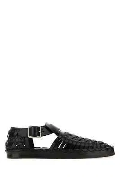 Pre-owned Jil Sander Black Leather Sandals