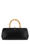 Jil Sander Goji Mini Leather Handbag In 001