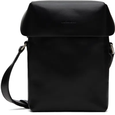 Jil Sander Black Lid Bag In 001 - Black