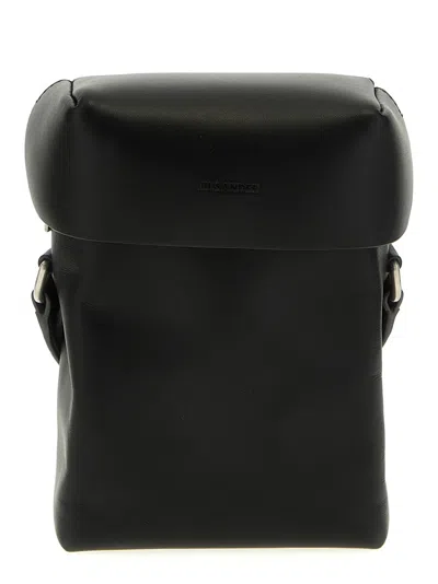 Jil Sander Black Lid Small Crossbody Bag