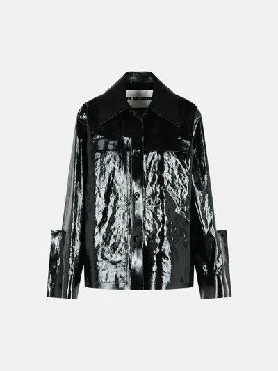 Jil Sander Black Linen Jacket