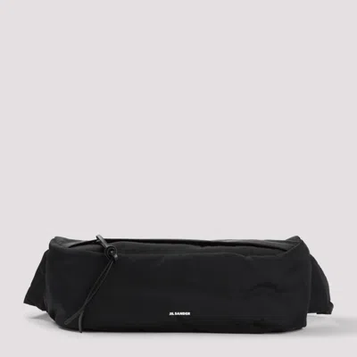 Jil Sander Logo Belt Bag In Black