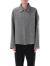 Jil Sander Wool Jacket In Gray
