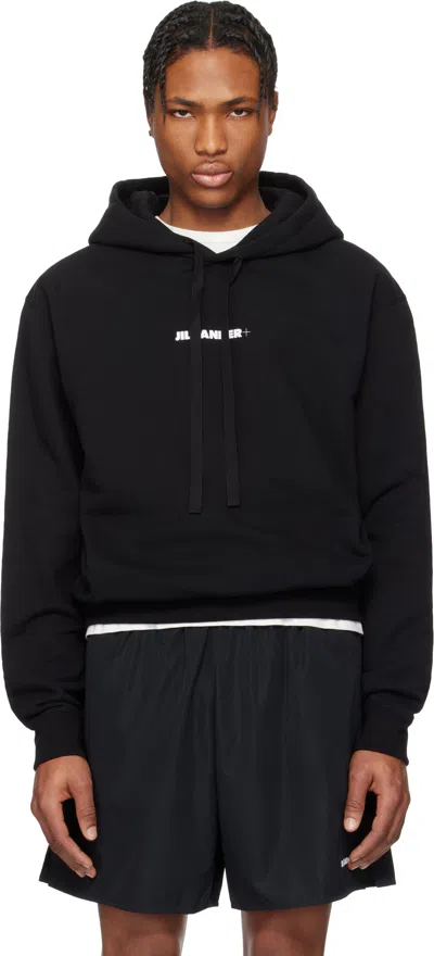 Jil Sander Black Logo Hoodie
