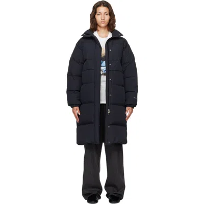 Jil Sander Black Logo Oversized Down Parka