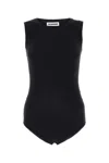 Jil Sander Body Aus Jersey In Black
