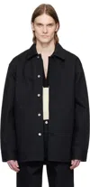 Jil Sander Men's Logo Jacket In Black