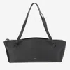Jil Sander Big Joanna Leather Shoulder Bag In Black