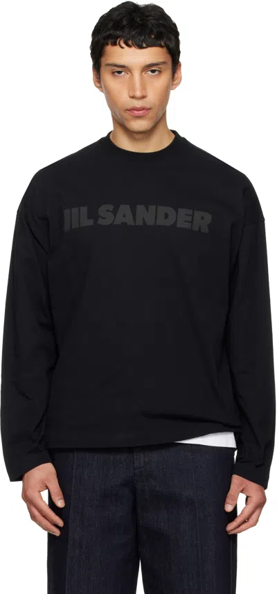 Jil Sander Black Logo T-shirt