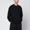 Jil Sander Black Long-sleeve T-shirt With Studs Men In Black