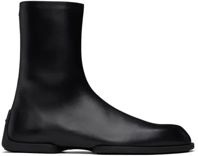 Jil Sander Black Low Boot In 001 Black