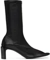 Jil Sander Black Mid-calf Boots In Black