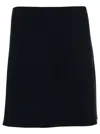 Jil Sander Minigonna In Lana Nera  Donna In Black