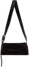 Jil Sander Black Mini Cannolo Bag In 001 Black