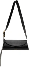 Jil Sander Black Mini Cannolo Bag In 001 Black