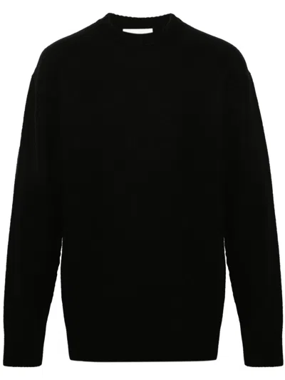 JIL SANDER MOCK-NECK WOOL SWEATER - MEN'S - WOOL