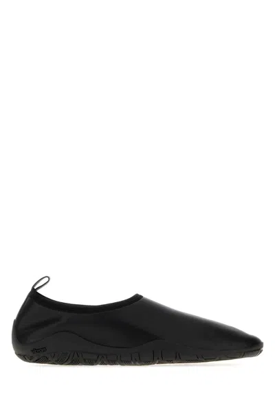 Jil Sander Black Nappa Leather Elbe Ballerinas