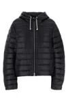Jil Sander Long-sleeved Down Jacket In Black