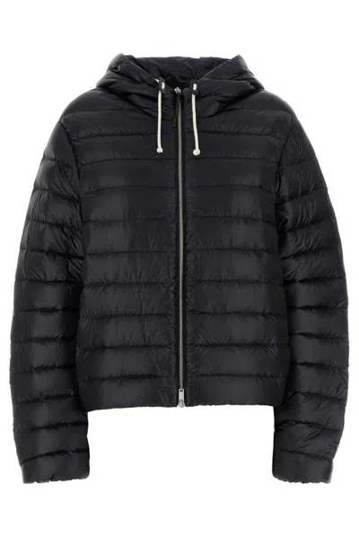 Jil Sander Black Nylon Down Jacket