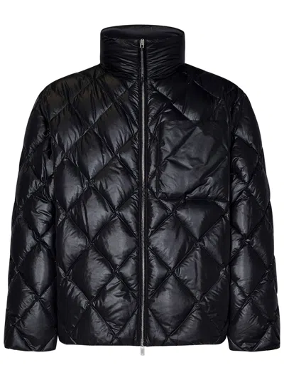 JIL SANDER BLACK NYLON DOWN JACKET