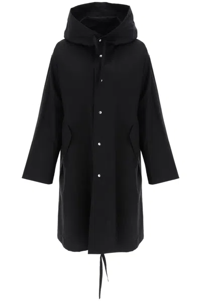 Jil Sander Black Oversized Midi Parka