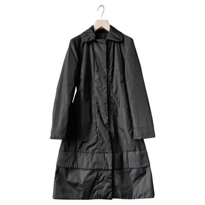 Pre-owned Jil Sander Black Padded Coat From  Eu 38 - Ultra Light Construction - Aw 1999