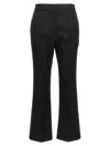 Jil Sander Cotton Pant With Back Pockets And Waistband In Black