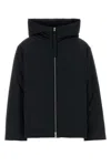 Jil Sander Black Polyester Down Jacket In Black