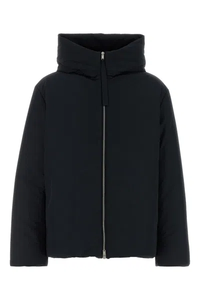 JIL SANDER JIL SANDER BLACK POLYESTER DOWN JACKET