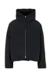 Jil Sander Black Polyester Down Jacket In Black