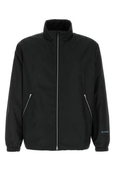 JIL SANDER JIL SANDER BLACK POLYESTER JACKET