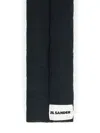 Jil Sander Black Polyester Scarf Men In Black