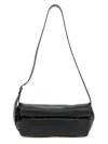 Jil Sander Black Rollup Small Square Belt Bag In Black
