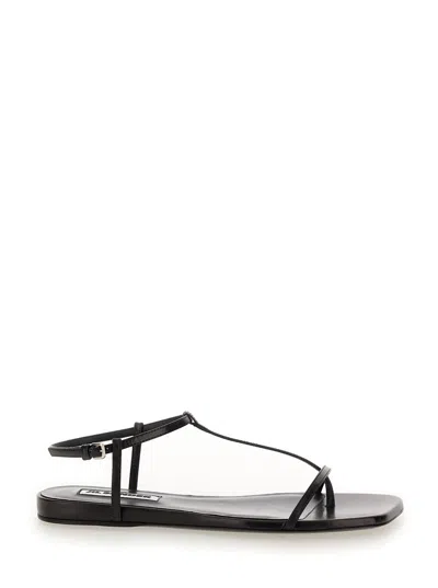 JIL SANDER SANDALS WITH ANKLE BUCKLE CLOSURE