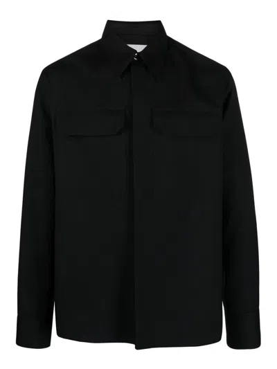 Jil Sander Black Shirt In Negro