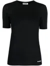 Jil Sander Classic T-shirt In Black