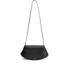 Jil Sander Black Leather Eldorado Crossbody Bag In Black