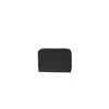 Jil Sander Black Small Leather Zip Around Wallet In Black