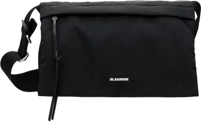 Jil Sander Black Soft Messenger Bag