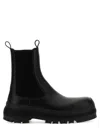 Jil Sander Chunky Sole Ankle-high Chelsea Boot In Black