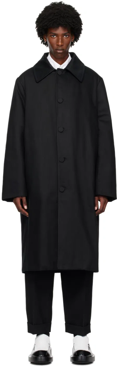 Jil Sander Black Sport Coat In 001 Black