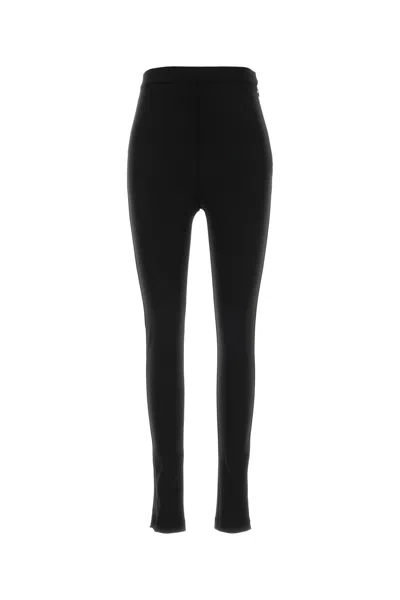 Jil Sander Black Stretch Virgin Wool Blend Pant