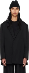 Jil Sander Black Tailored Blazer In 001 Black