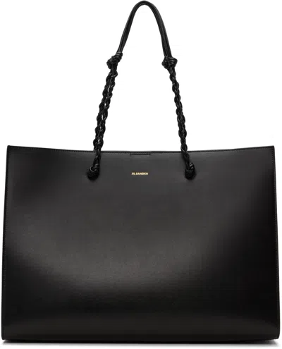 Jil Sander Black Tangle Tote
